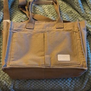 Cassda Tan Tote Bag